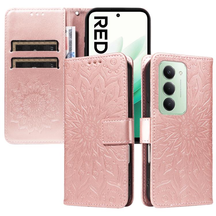 For Redmi 15 5G / 4G EU 171mm Embossed Sunflower Pattern Flip Leather Phone Case(Rose Gold)
For Redmi 15 5G / 4G EU 171mm Embossed Sunflower Pattern Flip Leather Phone Case(Rose Gold)