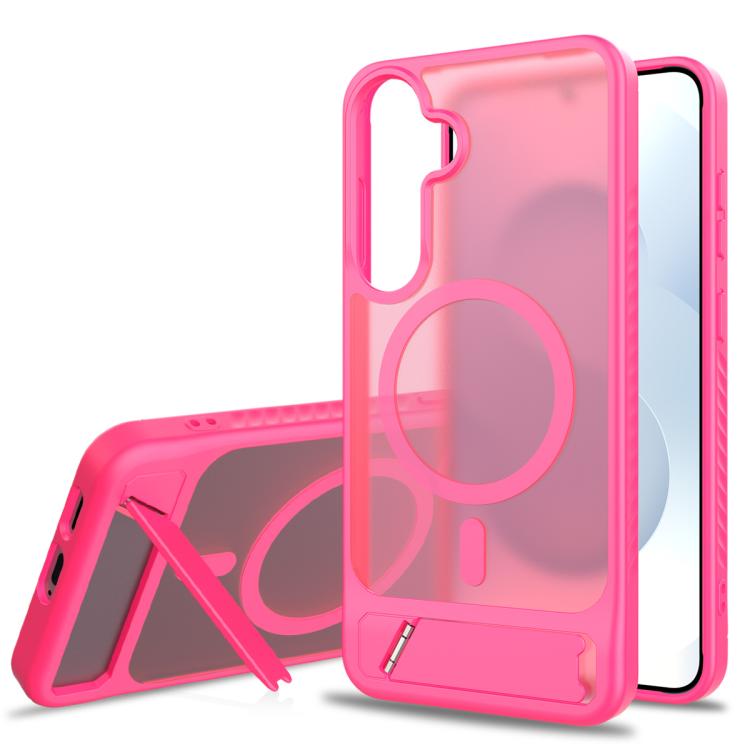 For Samsung Galaxy S24+ 5G Frosted Holder PC Hybrid TPU MagSafe Phone Case(Rose Red)
For Samsung Galaxy S24+ 5G Frosted Holder PC Hybrid TPU MagSafe Phone Case(Rose Red)