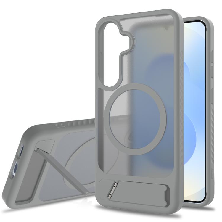 For Samsung Galaxy S24 5G Frosted Holder PC Hybrid TPU MagSafe Phone Case(Dark Grey)
For Samsung Galaxy S24 5G Frosted Holder PC Hybrid TPU MagSafe Phone Case(Dark Grey)