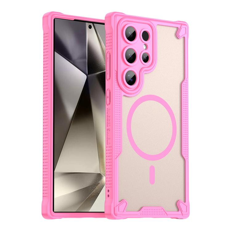 For Samsung Galaxy S24 Ultra 5G Armor Glaze MagSafe Magnetic Phone Case(Pink)
For Samsung Galaxy S24 Ultra 5G Armor Glaze MagSafe Magnetic Phone Case(Pink)