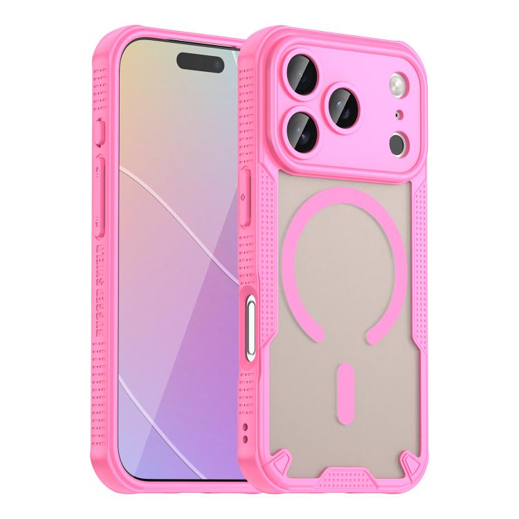 For iPhone 17 Pro Max Armor Glaze MagSafe Magnetic Phone Case(Pink)
For iPhone 17 Pro Max Armor Glaze MagSafe Magnetic Phone Case(Pink)
