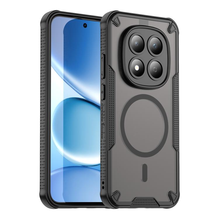 For Redmi Note 15 Pro 5G Global 163.6mm Armor Glaze MagSafe Magnetic Phone Case(Black)
For Redmi Note 15 Pro 5G Global 163.6mm Armor Glaze MagSafe Magnetic Phone Case(Black)