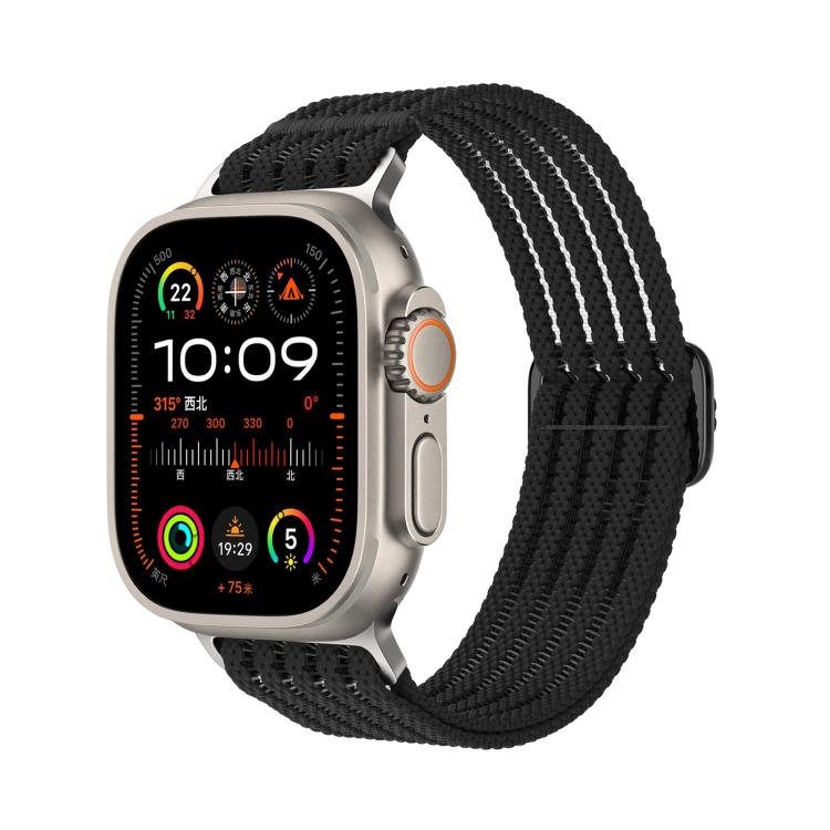 For Apple Watch 46mm / 49mm / 45mm / 44mm Breathable Nylon Fish Line Weaving Watch Band(Black)
For Apple Watch 46mm / 49mm / 45mm / 44mm Breathable Nylon Fish Line Weaving Watch Band(Black)