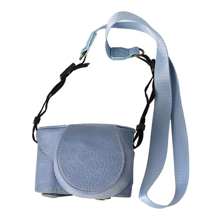 For FUJIFILM X-M5 Retro Litchi Texture Leather Full Body Camera Case Bag with Strap(Blue)
For FUJIFILM X-M5 Retro Litchi Texture Leather Full Body Camera Case Bag with Strap(Blue)