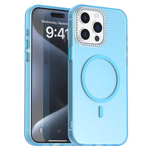 For iPhone 15 Pro Max Candy Diamond Magsafe Frosted PC Hybrid TPU Phone Case(Blue)
For iPhone 15 Pro Max Candy Diamond Magsafe Frosted PC Hybrid TPU Phone Case(Blue)