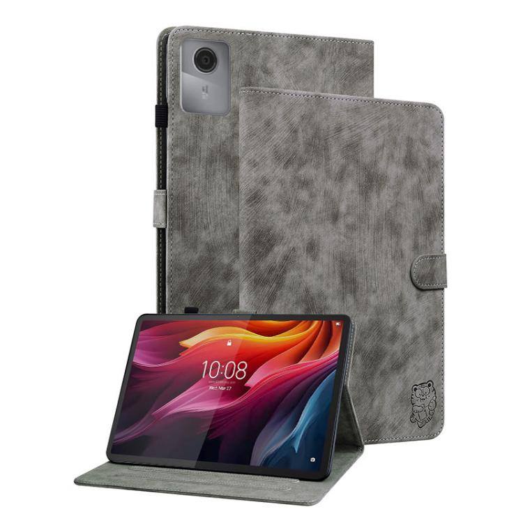 For Lenovo Idea Tab 11 / Xiaoxin Pad 2025 Embossed Tiger Pattern Leather Tablet Case(Grey)
For Lenovo Idea Tab 11 / Xiaoxin Pad 2025 Embossed Tiger Pattern Leather Tablet Case(Grey)