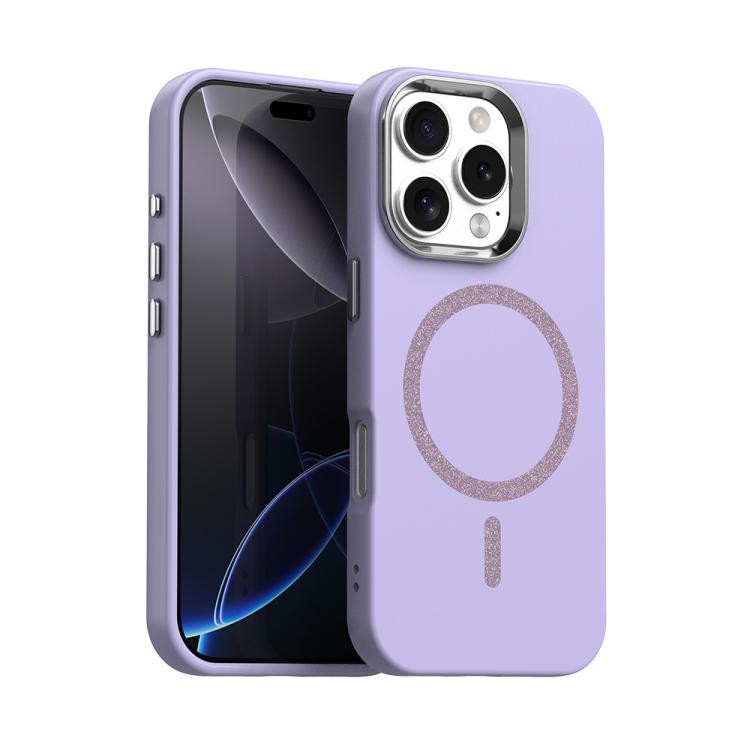 For iPhone 16 Pro Glitter Series Magsafe PC Hybrid TPU Phone Case(Purple)
For iPhone 16 Pro Glitter Series Magsafe PC Hybrid TPU Phone Case(Purple)