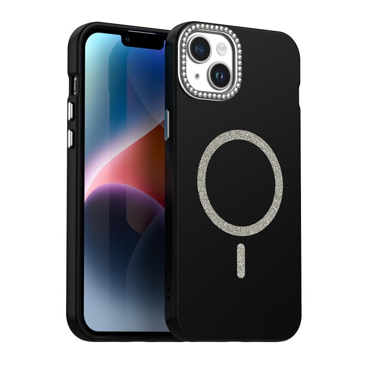 For iPhone 14 Plus Glitter Rhinestones Series Magsafe PC Hybrid TPU Phone Case(Black)
For iPhone 14 Plus Glitter Rhinestones Series Magsafe PC Hybrid TPU Phone Case(Black)