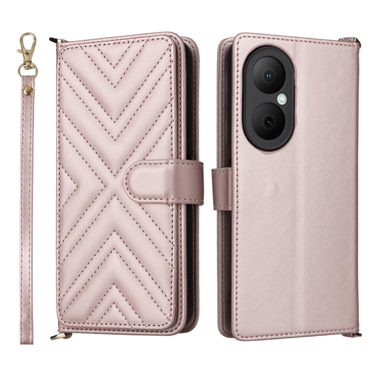 For Huawei Enjoy 80 4G Multifunctional 6-Card Slots Leather Phone Case with Wrist Strap(Pink)
For Huawei Enjoy 80 4G Multifunctional 6-Card Slots Leather Phone Case with Wrist Strap(Pink)