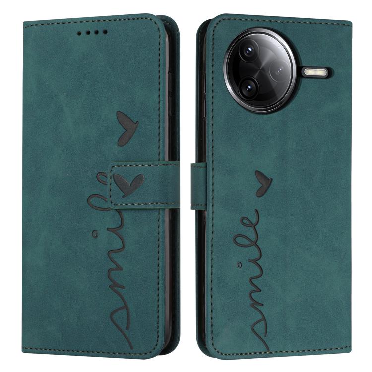 For Xiaomi Poco F7 Pro / Poco F7 Ultra Skin Feel Heart Embossed Leather Phone Case with Long Lanyard(Green)
For Xiaomi Poco F7 Pro / Poco F7 Ultra Skin Feel Heart Embossed Leather Phone Case with Long Lanyard(Green)