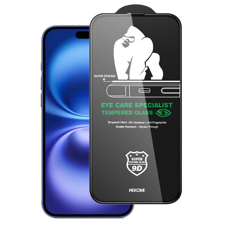 For iPhone 16 / 15 WK WTP-126 Vacha Series KinKong Light-Filtering Ultra- Clear Tempered Glass Film
For iPhone 16 / 15 WK WTP-126 Vacha Series KinKong Light-Filtering Ultra- Clear Tempered Glass Film