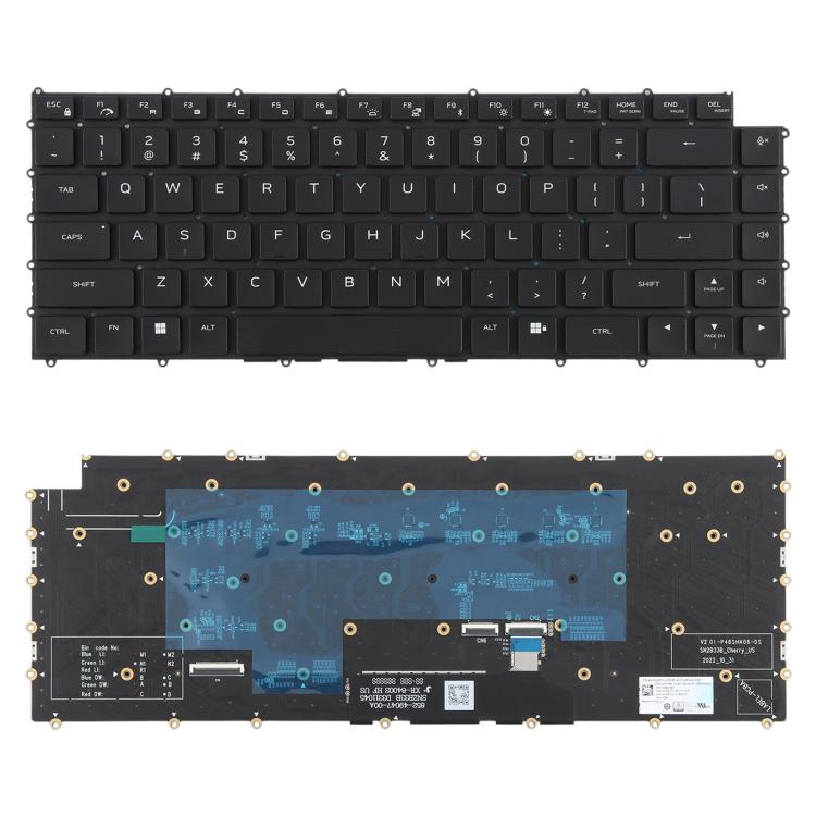 US Version RGB Backlit Laptop Mechanical Keyboard for DELL M16 R1 X16 R1 R2 W0X5N5(Black)
US Version RGB Backlit Laptop Mechanical Keyboard for DELL M16 R1 X16 R1 R2 W0X5N5(Black)