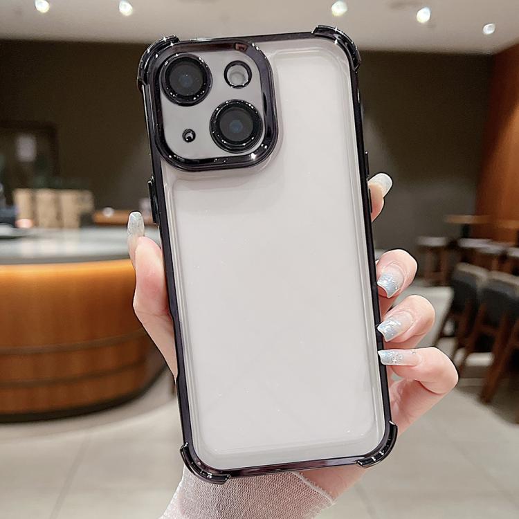 For iPhone 14 Electroplating Space TPU Four-corner Shockproof Phone Case(Black)
For iPhone 14 Electroplating Space TPU Four-corner Shockproof Phone Case(Black)