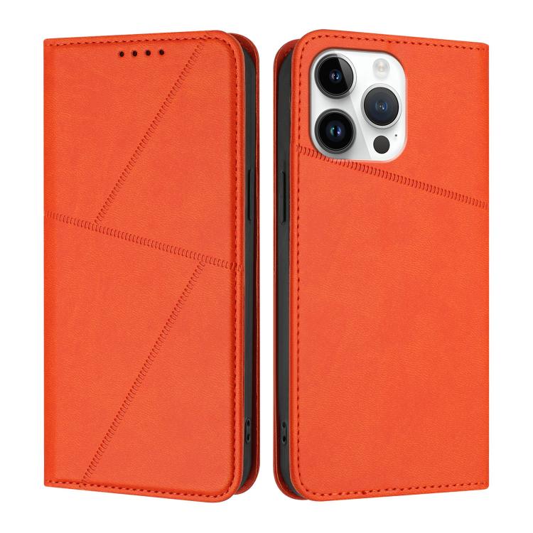 For iPhone 15 Pro Max Strong Magnetic Frosted Flip Leather Phone Case(Orange)
For iPhone 15 Pro Max Strong Magnetic Frosted Flip Leather Phone Case(Orange)