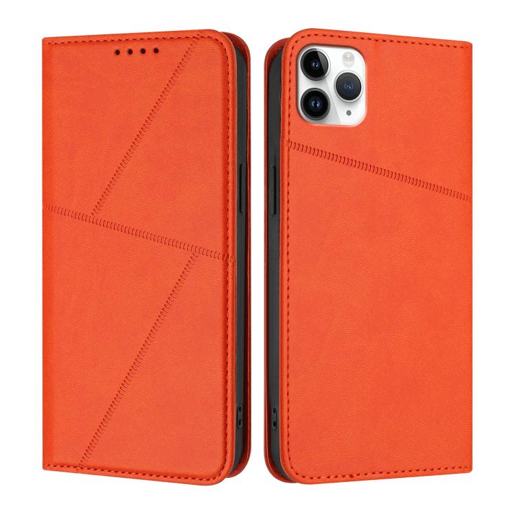 For iPhone 11 Pro Max Strong Magnetic Frosted Flip Leather Phone Case(Orange)
For iPhone 11 Pro Max Strong Magnetic Frosted Flip Leather Phone Case(Orange)