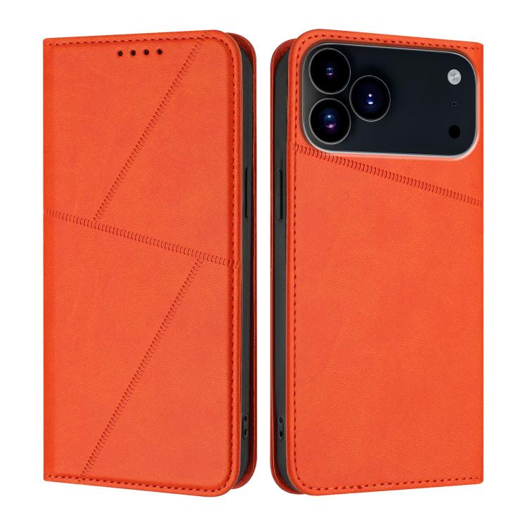 For iPhone 17 Pro Strong Magnetic Frosted Flip Leather Phone Case(Orange)
For iPhone 17 Pro Strong Magnetic Frosted Flip Leather Phone Case(Orange)