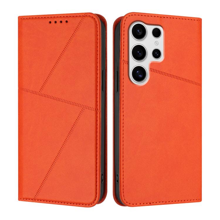 For Samsung Galaxy S25 Ultra 5G Strong Magnetic Frosted Flip Leather Phone Case(Orange)
For Samsung Galaxy S25 Ultra 5G Strong Magnetic Frosted Flip Leather Phone Case(Orange)