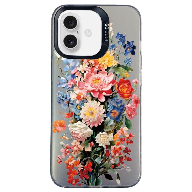 For iPhone 16 Plus Flower Series Color Silver TPU Hybrid PC Phone Case(Colorful Flowers CK114)
For iPhone 16 Plus Flower Series Color Silver TPU Hybrid PC Phone Case(Colorful Flowers CK114)