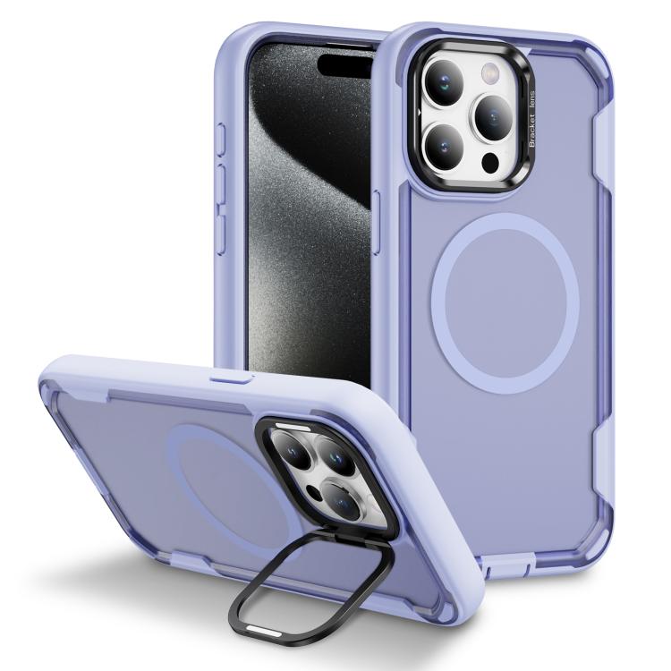 For iPhone 15 Pro Defend 3 in 1 Rugged MagSafe Magnetic Holder Phone Case(Light Purple + Transparent Purple)
For iPhone 15 Pro Defend 3 in 1 Rugged MagSafe Magnetic Holder Phone Case(Light Purple + Transparent Purple)