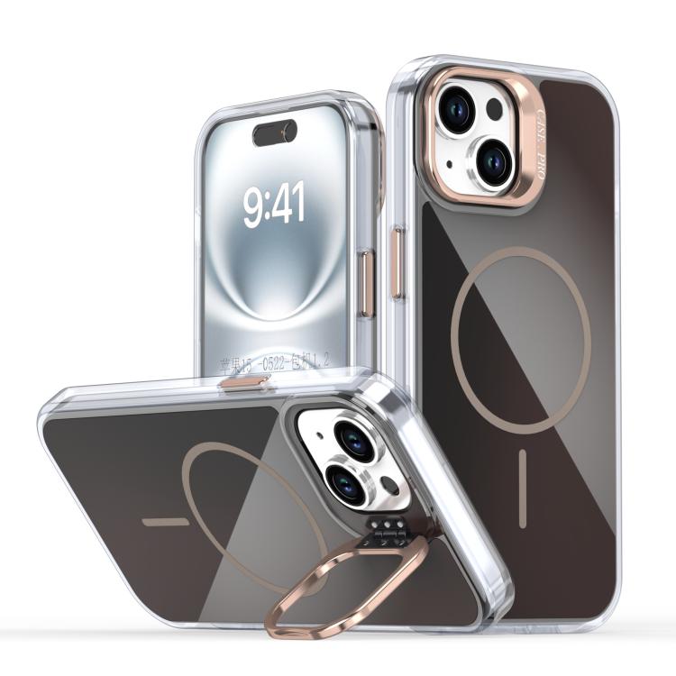 For iPhone 15 Gradient Discolor Lens Kickstand Magsafe Phone Case(Desert Gold)
For iPhone 15 Gradient Discolor Lens Kickstand Magsafe Phone Case(Desert Gold)