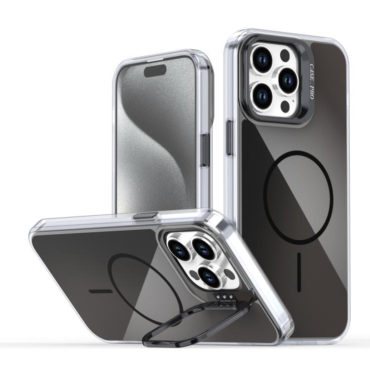 For iPhone 14 Pro Max Gradient Discolor Lens Kickstand Magsafe Phone Case(Black)
For iPhone 14 Pro Max Gradient Discolor Lens Kickstand Magsafe Phone Case(Black)