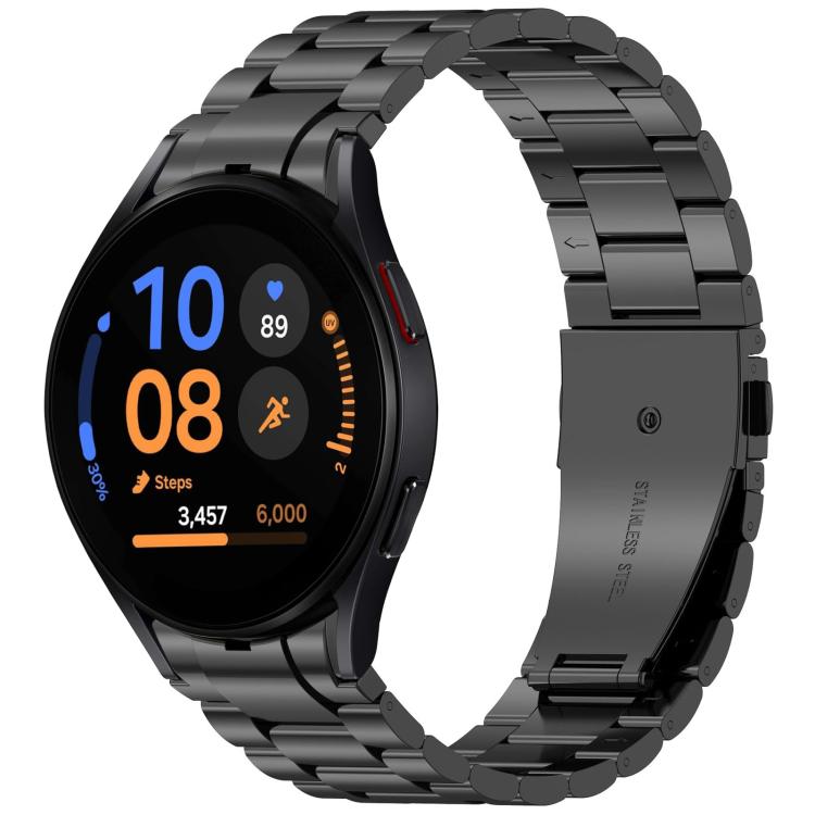 For Samsung Galaxy Watch 7 / FE / 6 / 5 / 4 xDfind Three Beads Button Quick Release Metal Watch Band(Black)
For Samsung Galaxy Watch 7 / FE / 6 / 5 / 4 xDfind Three Beads Button Quick Release Metal Watch Band(Black)