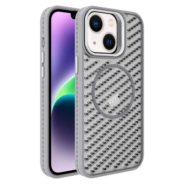 For iPhone 14 Plus O-Shape Hollow Cooling Lens Holder MagSafe Phone Case(Grey)
For iPhone 14 Plus O-Shape Hollow Cooling Lens Holder MagSafe Phone Case(Grey)