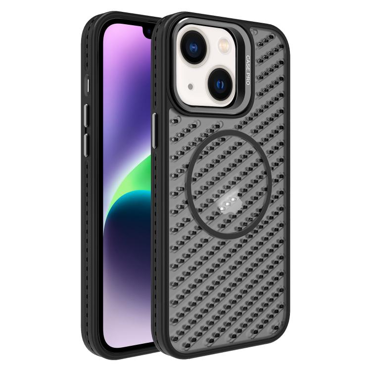 For iPhone 14 Plus O-Shape Hollow Cooling Lens Holder MagSafe Phone Case(Black)
For iPhone 14 Plus O-Shape Hollow Cooling Lens Holder MagSafe Phone Case(Black)