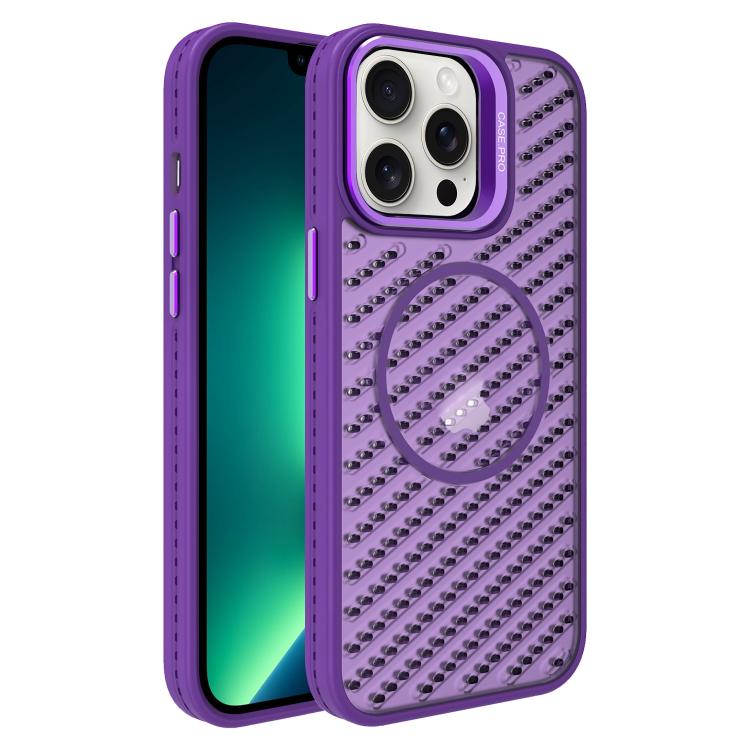 For iPhone 13 Pro Max O-Shape Hollow Cooling Lens Holder MagSafe Phone Case(Deep Purple)
For iPhone 13 Pro Max O-Shape Hollow Cooling Lens Holder MagSafe Phone Case(Deep Purple)