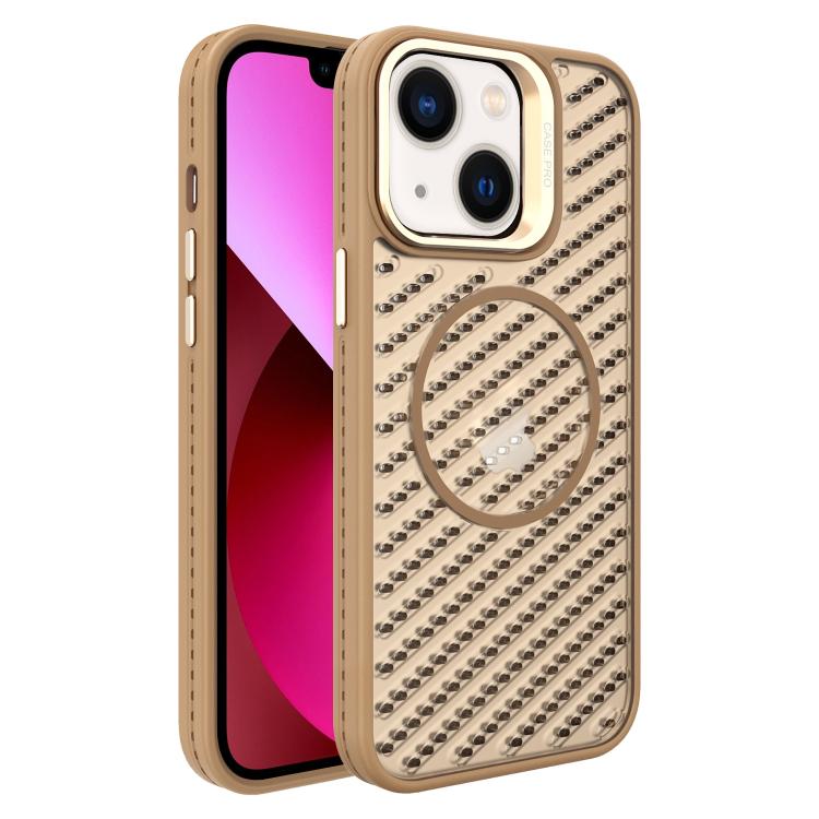 For iPhone 13 O-Shape Hollow Cooling Lens Holder MagSafe Phone Case(Gold)
For iPhone 13 O-Shape Hollow Cooling Lens Holder MagSafe Phone Case(Gold)