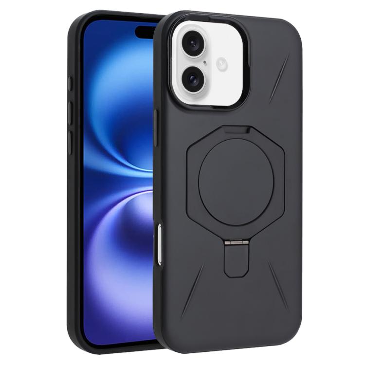 For iPhone 16 Four-Corner Shockproof MagSafe Holder TPU Hybrid PC Phone Case(Black)
For iPhone 16 Four-Corner Shockproof MagSafe Holder TPU Hybrid PC Phone Case(Black)