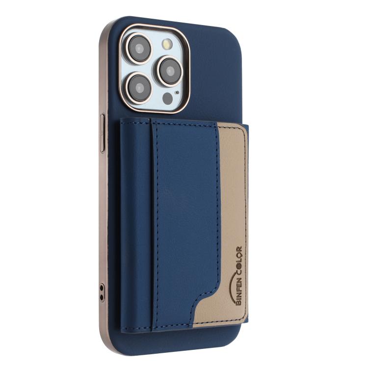 For iPhone 15 Pro Max Colour Matching Horizontal Magnetic Card Bag RFID MagSafe Phone Case(Dark Blue)
For iPhone 15 Pro Max Colour Matching Horizontal Magnetic Card Bag RFID MagSafe Phone Case(Dark Blue)