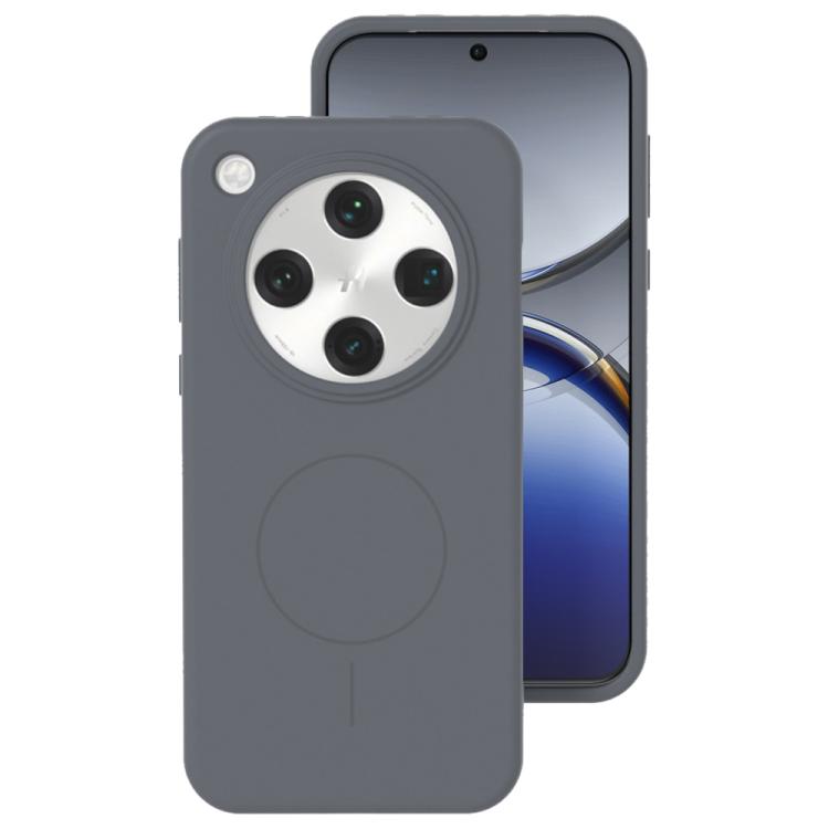 For OPPO Find X8 Liquid Silicone Thin Circle MagSafe Phone Case(Charcoal Gray)
For OPPO Find X8 Liquid Silicone Thin Circle MagSafe Phone Case(Charcoal Gray)