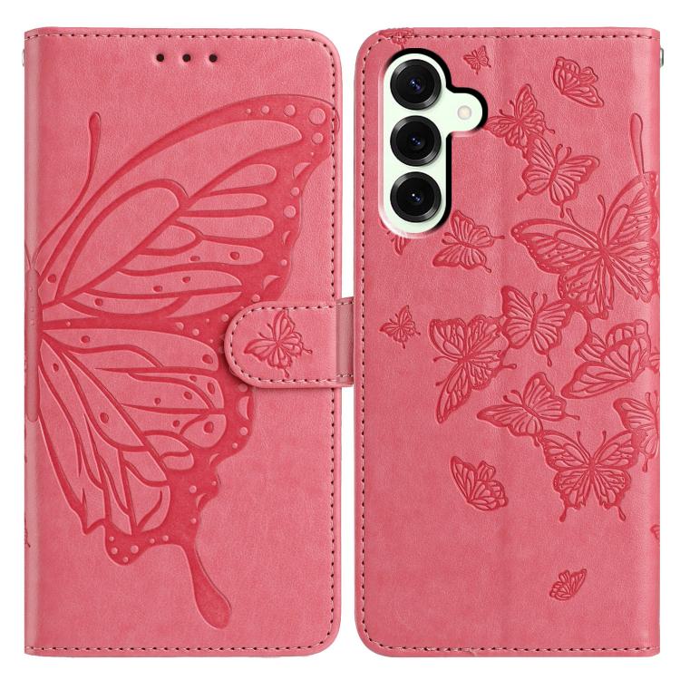 For Samsung Galaxy S25 FE 5G Butterfly Flutter Pattern Embossed Leather Phone Case(Rose Red)
For Samsung Galaxy S25 FE 5G Butterfly Flutter Pattern Embossed Leather Phone Case(Rose Red)