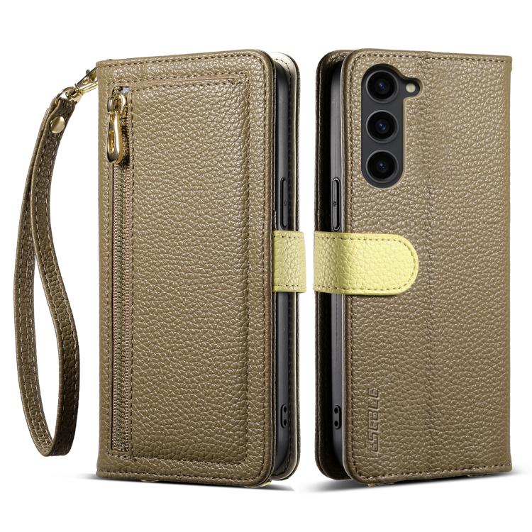For Samsung Galaxy S23+ 5G ESEBLE E11 Colorful Litchi Pattern Zipper Wallet Leather Phone Case(Amber Brown)
For Samsung Galaxy S23+ 5G ESEBLE E11 Colorful Litchi Pattern Zipper Wallet Leather Phone Case(Amber Brown)