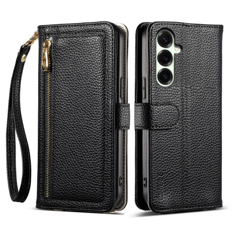 For Samsung Galaxy S25 5G ESEBLE E11 Colorful Litchi Pattern Zipper Wallet Leather Phone Case(Black)
For Samsung Galaxy S25 5G ESEBLE E11 Colorful Litchi Pattern Zipper Wallet Leather Phone Case(Black)