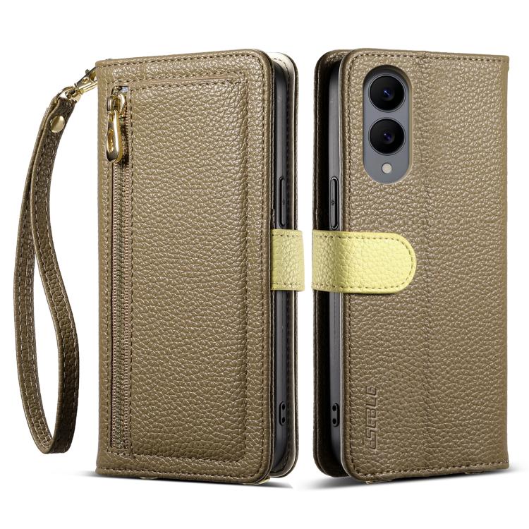 For Samsung Galaxy S25 Edge 5G ESEBLE E11 Colorful Litchi Pattern Zipper Wallet Leather Phone Case(Amber Brown)
For Samsung Galaxy S25 Edge 5G ESEBLE E11 Colorful Litchi Pattern Zipper Wallet Leather Phone Case(Amber Brown)