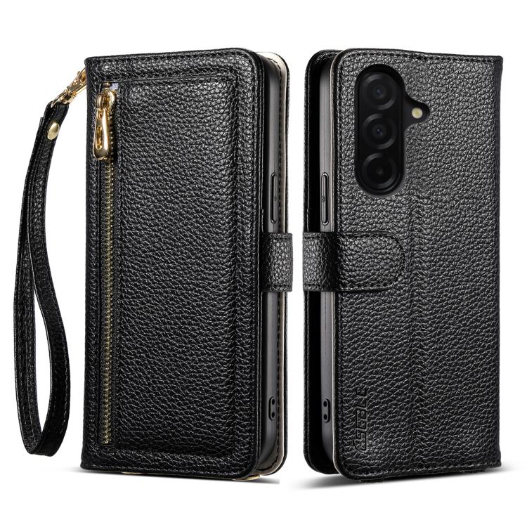 For Samsung Galaxy S25 FE 5G ESEBLE E11 Colorful Litchi Pattern Zipper Wallet Leather Phone Case(Black)
For Samsung Galaxy S25 FE 5G ESEBLE E11 Colorful Litchi Pattern Zipper Wallet Leather Phone Case(Black)