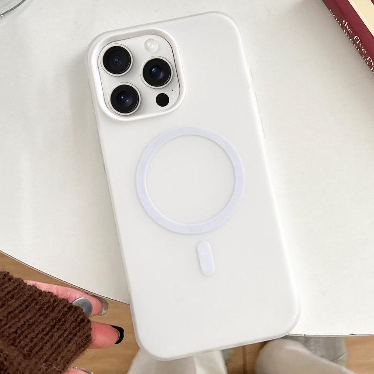 For iPhone 15 Pro Max Skin Feel MagSafe Magnetic PC Hybrid TPU Phone Case(White)
For iPhone 15 Pro Max Skin Feel MagSafe Magnetic PC Hybrid TPU Phone Case(White)