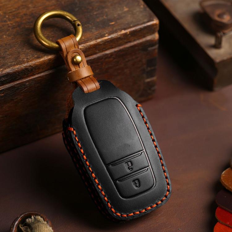 For Toyota Corolla 3-button B111 Crazy Horse Cowhide Car Key Protection Cover(Black)
For Toyota Corolla 3-button B111 Crazy Horse Cowhide Car Key Protection Cover(Black)