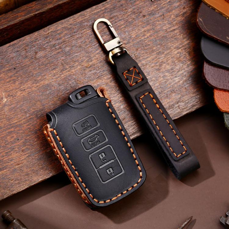 For Toyota North American 3+1-button C013 Crazy Horse Cowhide Car Key Protection Cover(Black)
For Toyota North American 3+1-button C013 Crazy Horse Cowhide Car Key Protection Cover(Black)