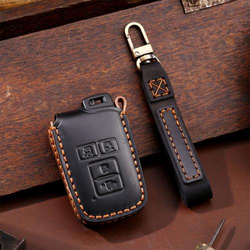 For Toyota North American 4-button C011 Crazy Horse Cowhide Car Key Protection Cover(Black)
For Toyota North American 4-button C011 Crazy Horse Cowhide Car Key Protection Cover(Black)
