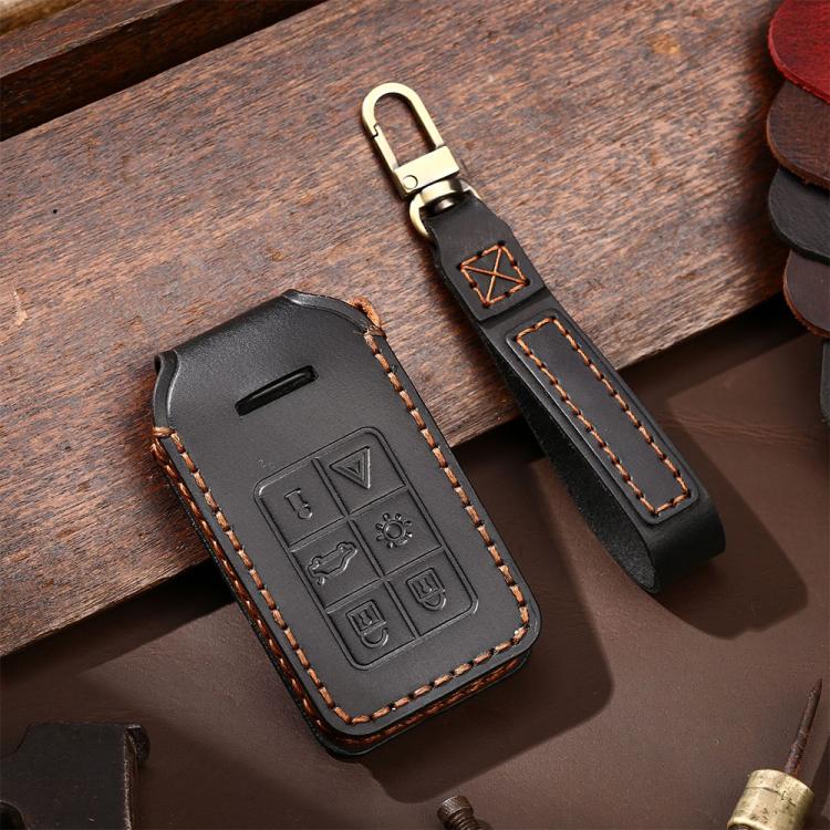 For Volvo XC60 / XC90 / S90 5-button C046 Crazy Horse Cowhide Car Key Protection Cover(Black)
For Volvo XC60 / XC90 / S90 5-button C046 Crazy Horse Cowhide Car Key Protection Cover(Black)