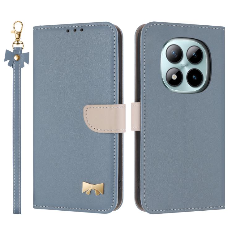 For Redmi Note 15 Pro 4G Global 165.8mm Metal Bow Leather Phone Case with Hand Strap(Light Blue)
For Redmi Note 15 Pro 4G Global 165.8mm Metal Bow Leather Phone Case with Hand Strap(Light Blue)