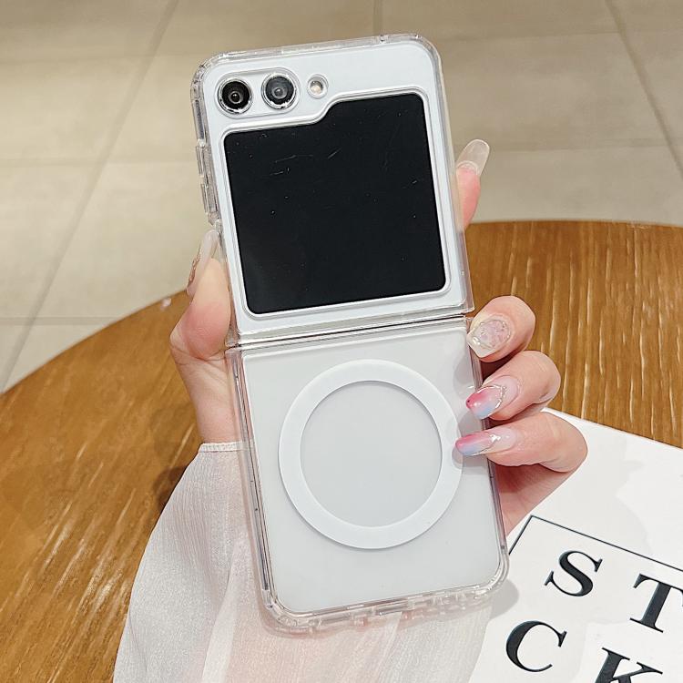 For Samsung Galaxy Z Flip6 5G Large Hole Camera MagSafe Magnetic Clear Acrylic TPU Case(Transparent)
For Samsung Galaxy Z Flip6 5G Large Hole Camera MagSafe Magnetic Clear Acrylic TPU Case(Transparent)