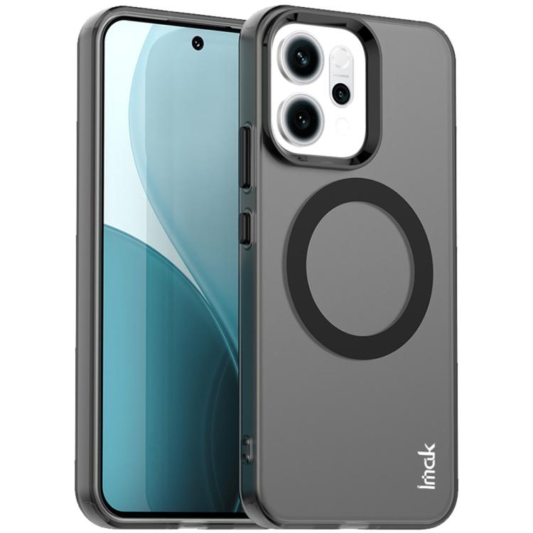 For OPPO Reno14 F 5G Global IMAK Chocolate Series TPU + PET MagSafe Phone Case(Black)
For OPPO Reno14 F 5G Global IMAK Chocolate Series TPU + PET MagSafe Phone Case(Black)