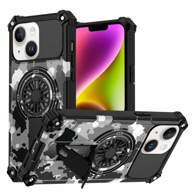 For iPhone 14 Plus Camouflage Kickstand Rotating Shaft MagSafe Phone Case(Mint Green Camouflage)
For iPhone 14 Plus Camouflage Kickstand Rotating Shaft MagSafe Phone Case(Mint Green Camouflage)