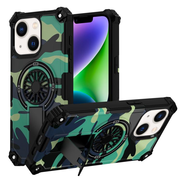 For iPhone 14 Plus Camouflage Kickstand Rotating Shaft MagSafe Phone Case(Green Camouflage)
For iPhone 14 Plus Camouflage Kickstand Rotating Shaft MagSafe Phone Case(Green Camouflage)