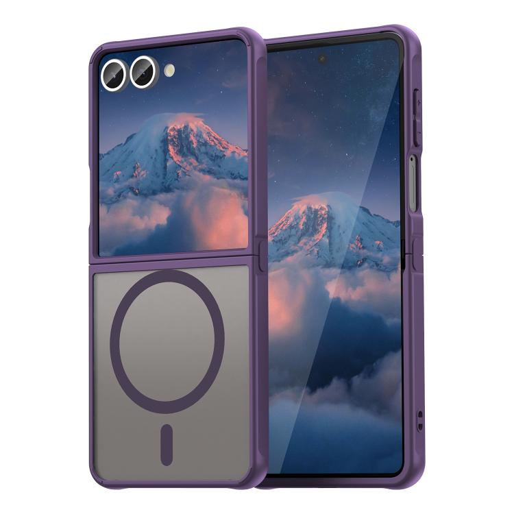 For Samsung Galaxy Z Flip7 5G Fan Dun Series TPU Hybrid PC Frosted Magsafe Phone Case(Purple)
For Samsung Galaxy Z Flip7 5G Fan Dun Series TPU Hybrid PC Frosted Magsafe Phone Case(Purple)