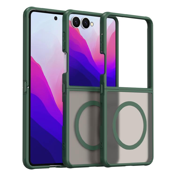 For Galaxy Z Flip8 5G Fan Dun Series TPU Hybrid PC Frosted Magsafe Phone Case(Green)
For Galaxy Z Flip8 5G Fan Dun Series TPU Hybrid PC Frosted Magsafe Phone Case(Green)